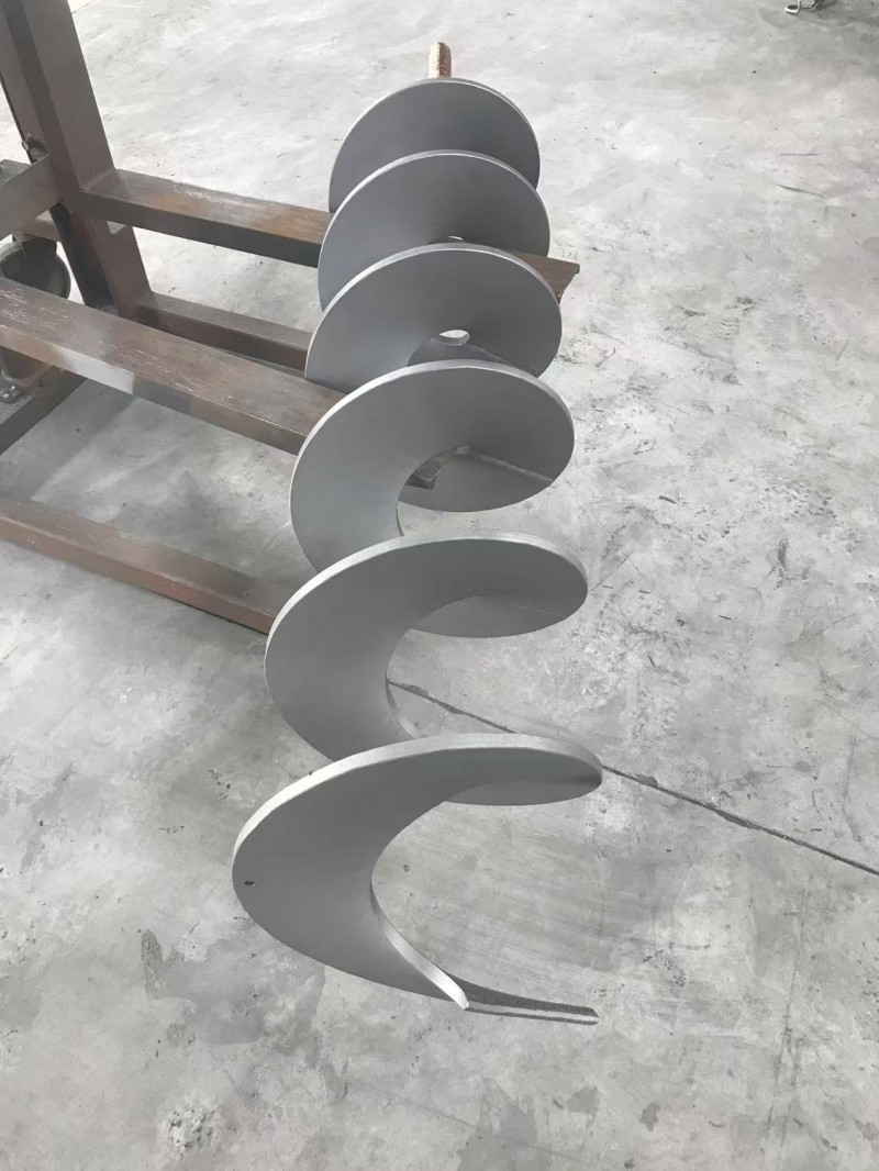 河北螺旋軸噴涂四氟